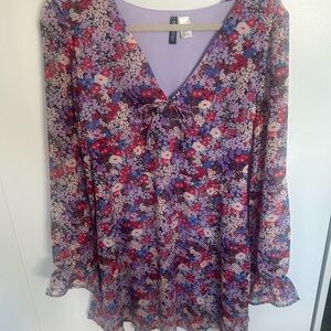 H&M Multicolor Floral Dress